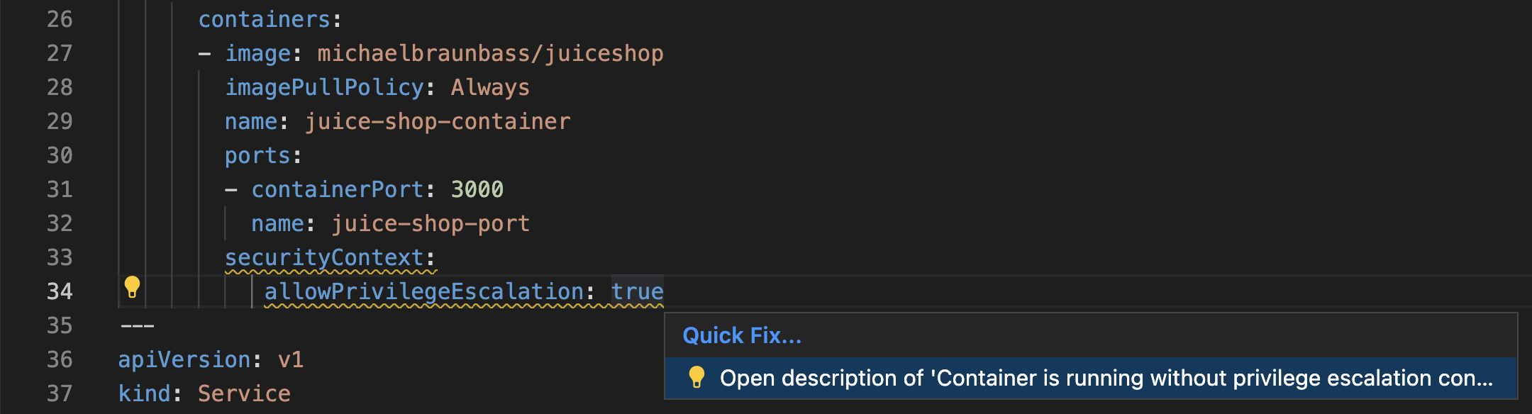 Issue description